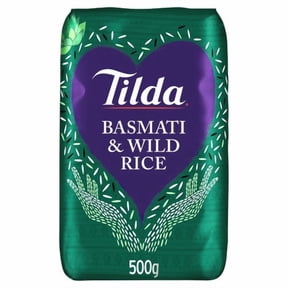 Tilda Basmati and Wild Rice 500g, British Import (Pack of 3)