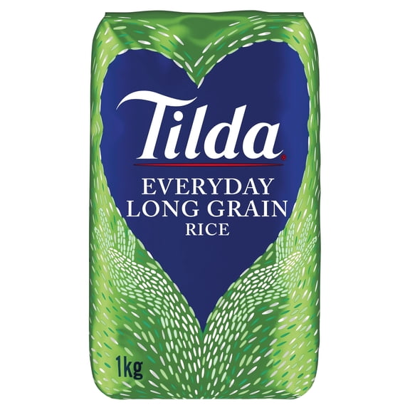 Tilda Everyday Long Grain Rice 1kg, Imported from Britain