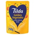 thumbnail image 1 of Tilda Microwave Golden Vegetable Long Grain Rice 250g, British Import (Pack of 2), 1 of 5