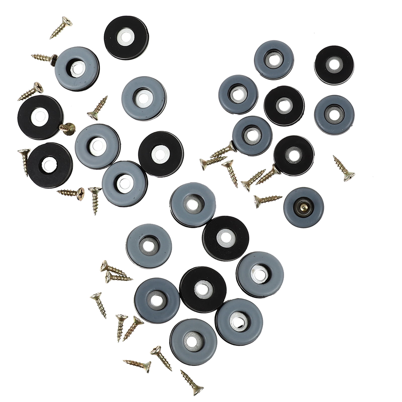 Tile Coasters Chair Glides for Carpet 24 Pcs Pad Furniture Legs The