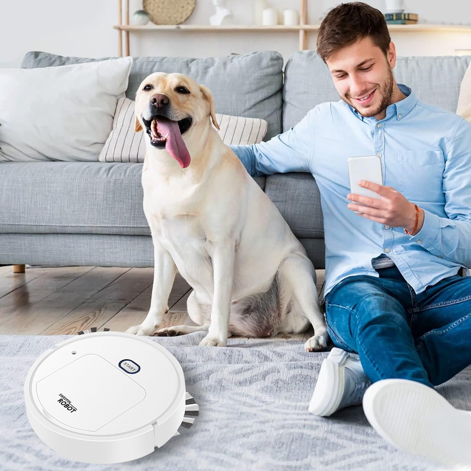 Tile Floor Vacuum Deal's Intelligent Sweeping Robot Household Cleaning