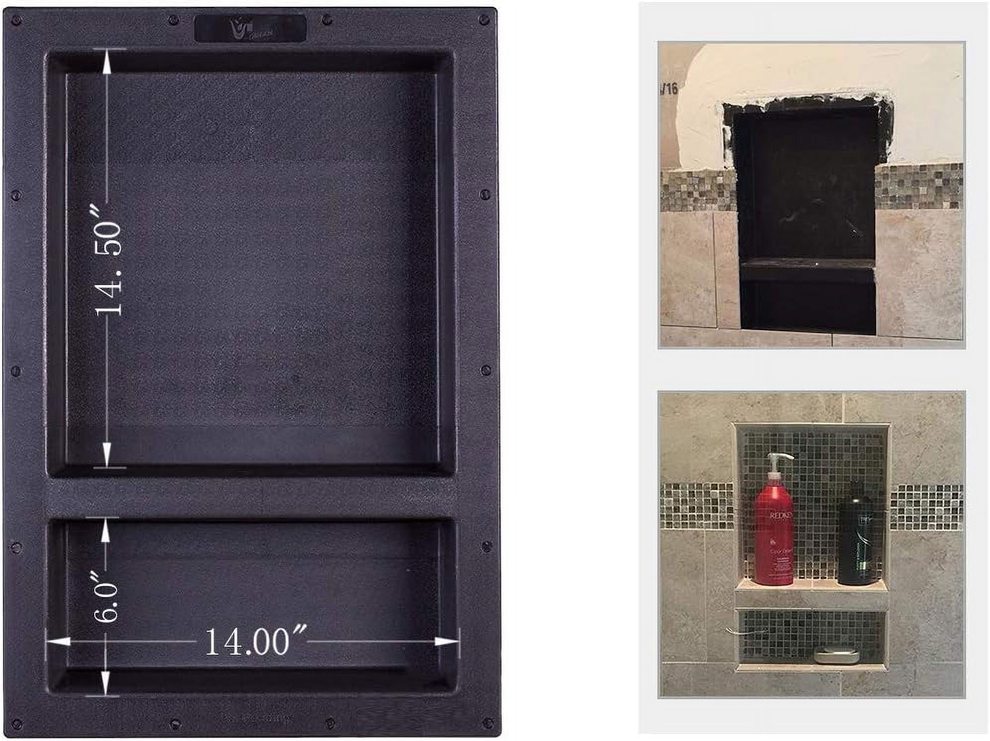 Tile For Shower 25" X 17" Dimensions Toiletry And Bathroom Storage