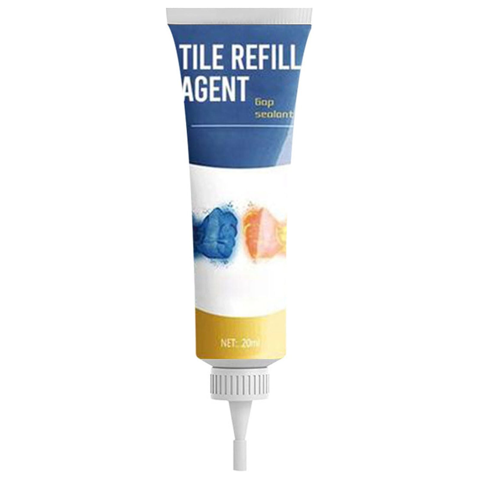 Tile Grout, 1 Pack White Grout Filler Tube, Grout Sealer for Bathroom ...