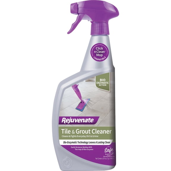 For Life Products Tile & Grout Cleaner - Liquid, Ceramic Tile Grout - 24 Oz Blue Bottle Household & Commercial Use, Effective Formula