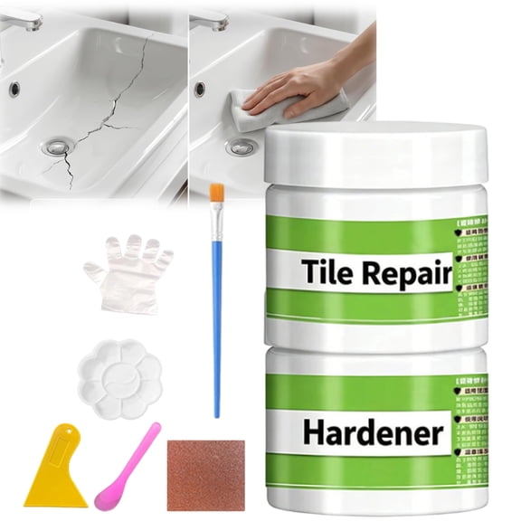 Tile Grout Repair Kit, Waterproof Crack Repair Sealant for Porcelain Stone Marble Quartz Countertop Tile Restoration
