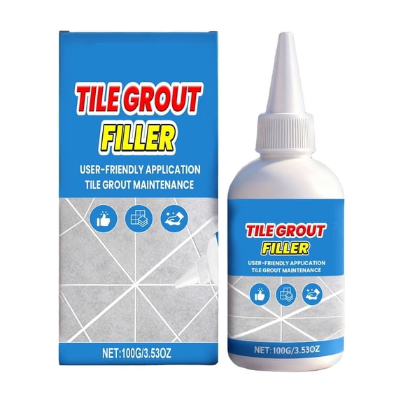Tile Grout Sealant For Sealing Tile Gaps And Edges With Waterproof Formula, Flexible Application And Plastic Container For Floor And Wall Tiles Maintenance