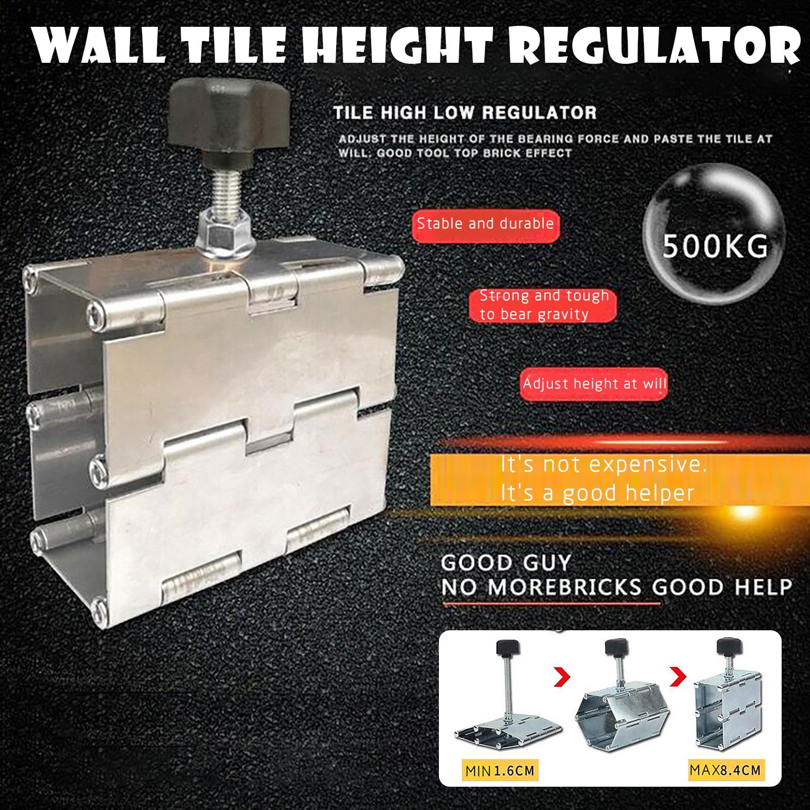 Tile Height Adjustment Tool, Wall Tile Locator, Ceramic Tile Support ...