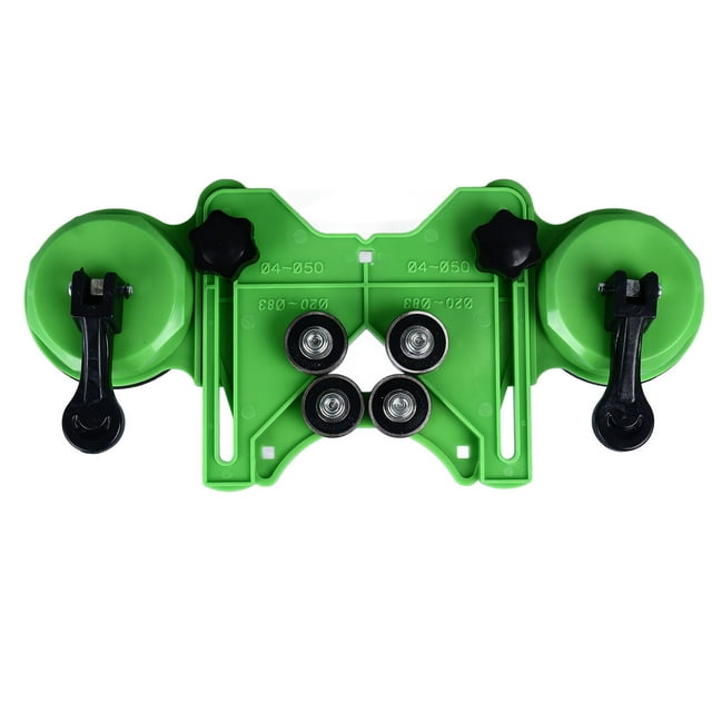 Tile Hole Saw Guide Jig Fixture Adjustable Portable with 2 Suction Cups