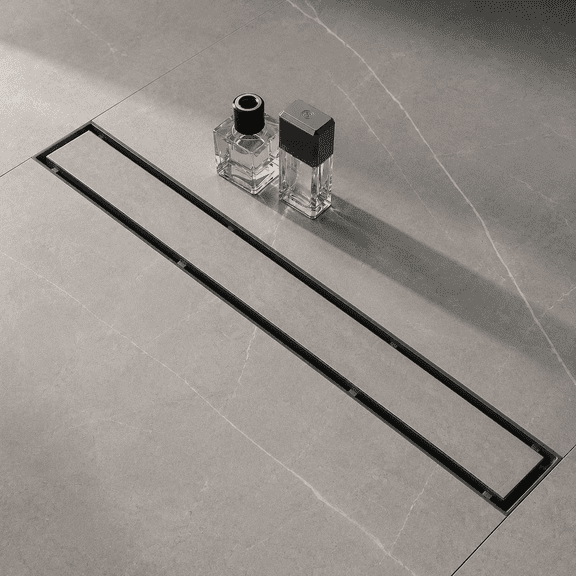 Tile Insert Grate 72 inch Linear Shower Drain Brushed Stainless Steel