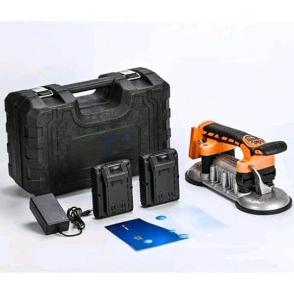 Tile Installation Tool Vibration Machine - Double Suction Cup Vibrator Handheld Tiling Leveling Laying 12000mAh 24000r/min 6 Speeds$$