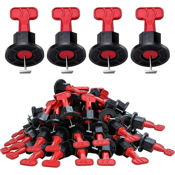Tile Leveling System Kit 100 pcs tile leveler spacers, 2 special wrenches
