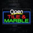 thumbnail image 1 of Tile & Marble LED Neon Sign 33"L x 18"H #35891, 1 of 3