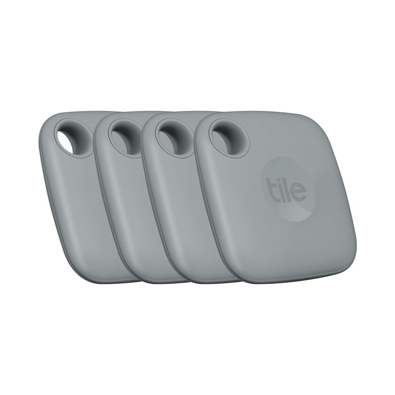 Tile Mate (2022) - 4 Pack - Grey - Bluetooth Tracker, Keys Tile Mate (2022) - 4 Pack - Grey - Bluetooth Tracker, Keys