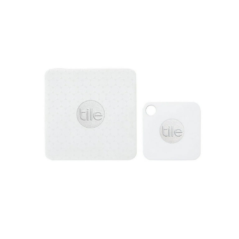 Tile Mate and Slim Smart Tag Bundle, White, 4 Total Count