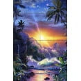 thumbnail image 1 of Tile Mural Kitchen Backsplash - Hawaiian Embrace-CRL - by Christian Riese Lassen, 1 of 1