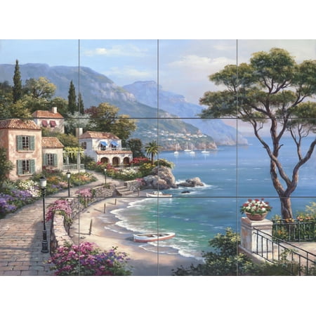 Tile Mural Kitchen Backsplash - SK-Escape - by Sung Kim