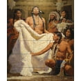 thumbnail image 1 of Tile Mural Kitchen Backsplash - White Buffalo Robe-DM - by David Mann, 1 of 1