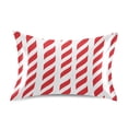 thumbnail image 1 of Tile Pattern Red Pattern Queen Size Satin Pillowcase 30''x20'' Double-Sided Print Soft Wrinkle Resistant, 1 of 9