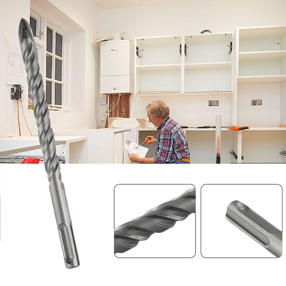 Tile Porcelain Drill Bit for Sds Plus Shank Carbide Drill Drilling for Ceramic Stone 12×160Mm