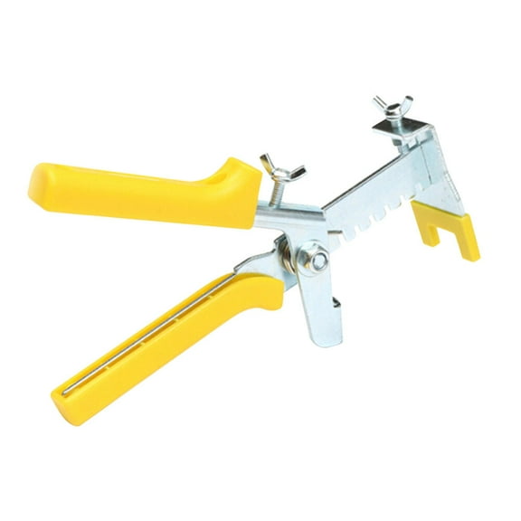 Tile Positioning Leveler Equalizer Tile Correction Levele Assist Household Room Tile Locator Pusher (Yellow)
