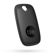 Tile Pro (2022) 1-Pack, Black. Powerful Bluetooth Tracker, Keys Finder and Item Locator; Up to 400 ft. Range.