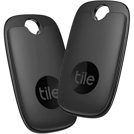 Tile Pro 2022 2-Pack. Powerful Bluetooth Tracker, Keys Finder and Item Locator for Keys, Bags, and More; Up to 400 ft Range. Water-Resistant. Phone Finder. iOS and Android Compatible.