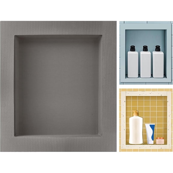 Tile-Ready Recessed Shower Niche Shelf 12" x 14" Inner Size 4" Depth