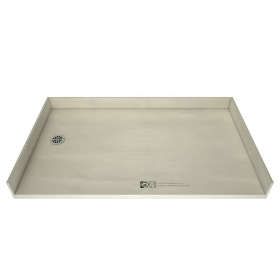 Tile Redi 3060LBF-PVC Redi Base 30" X 60" Rectangular Barrier Free Shower Base - Chrome