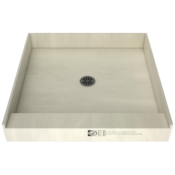 Tile Redi 3232C-PVC-BN Redi Base 32" X 32" Square Shower Base - Nickel