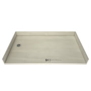 Tile Redi 3260LBF-PVC Redi Base 32 X 60 Rectangular Barrier Free Shower Base - Chrome