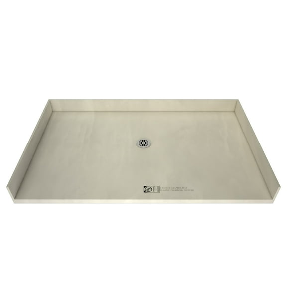 Tile Redi 3360CBF-PVC Redi Base 33" X 60" Rectangular Barrier Free Shower Base - Chrome