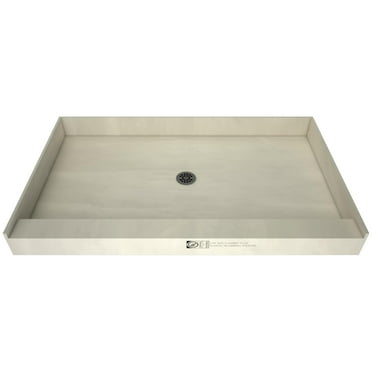Tile Redi 3460C-Pvc Redi Base 60" X 34" Rectangular Shower Base - Nickel