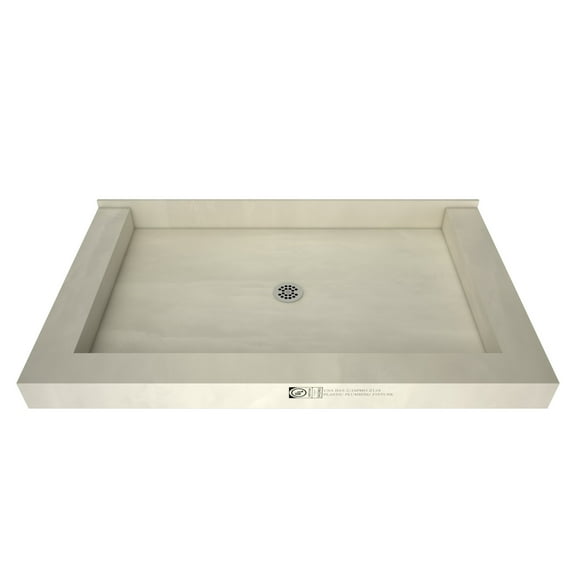 Tile Redi 4260CDT-PVC Redi Base 42" X 60" Rectangular Shower Base - Chrome