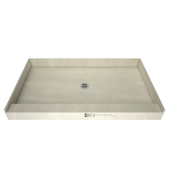 Tile Redi P3048C-PVC Redi Base 48" X 30" Rectangular Shower Base - Chrome