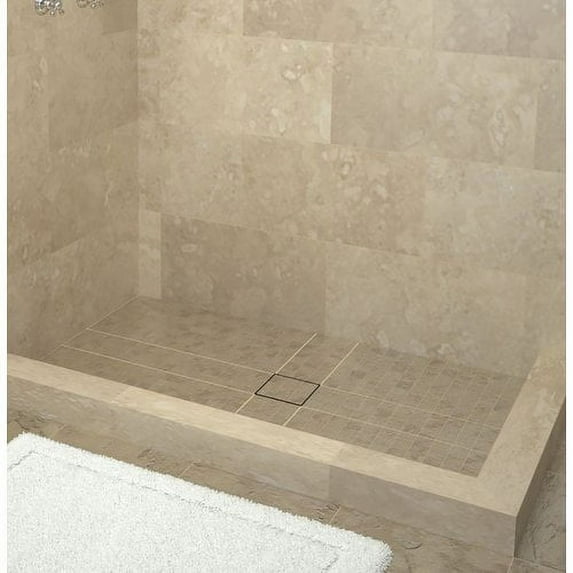 Tile Redi Wd3642cdr-Pvc Wonder Drain 36" X 42" Rectangular Shower Base - Tileable