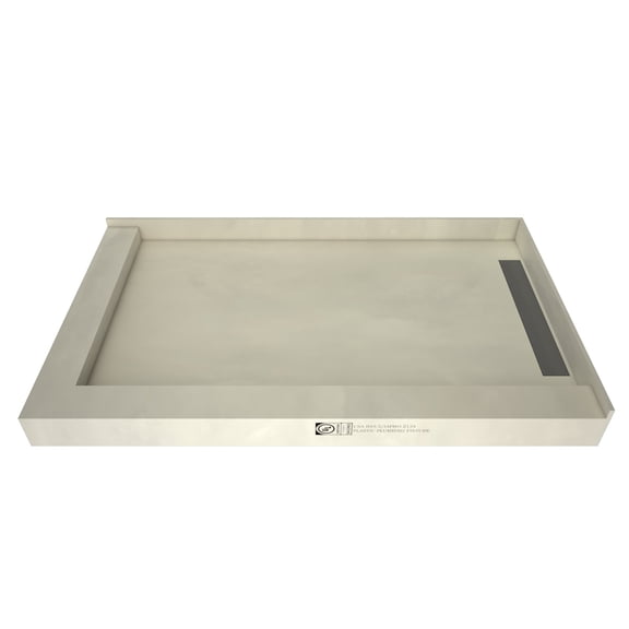 Tile Redi WF3248RDL-PVC-2.5 Wonderfall Trench 32" X 48" Rectangular Shower Base - Tileable