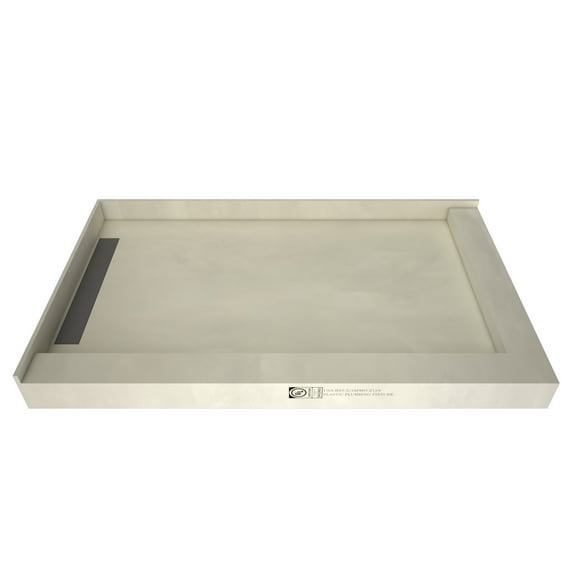 Tile Redi WF3260LDR-PVC-2.5 Wonderfall Trench 32" X 60" Rectangular Shower Base - Tileable