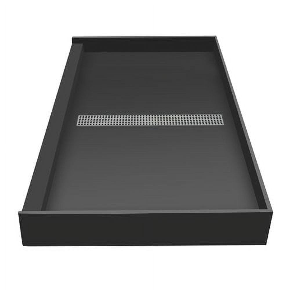 Tile Redi Fully Integrated Shower Base with Center PVC Drain, Center