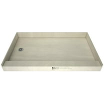 Tile Redi P3660l-Pvc Redi Base 60" X 36" Rectangular Shower Base - Chrome