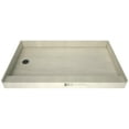 thumbnail image 1 of Tile Redi P4272lpvc Redi Base 72" X 42" Rectangular Shower Base - Nickel, 1 of 7
