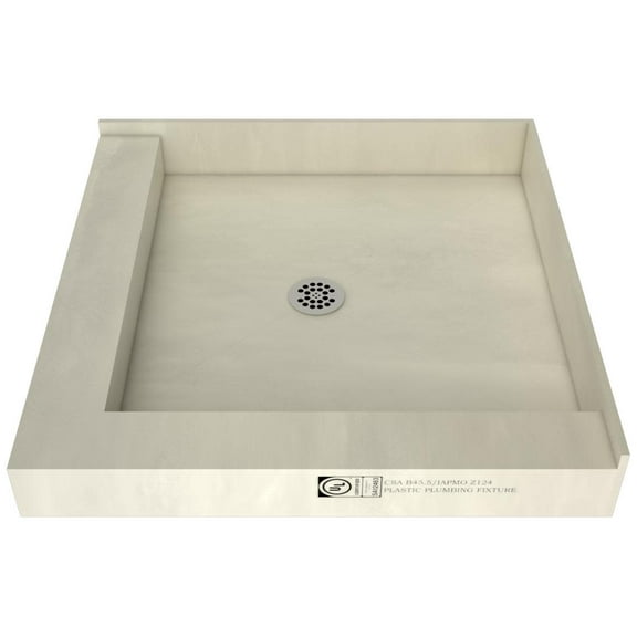 Tile Redi P4848cdlpvc Redi Base 48" X 48" Square Shower Base - Chrome