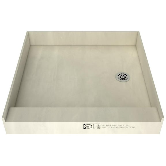 Tile Redi P4848rpvc Redi Base 48" X 48" Square Shower Base - Chrome