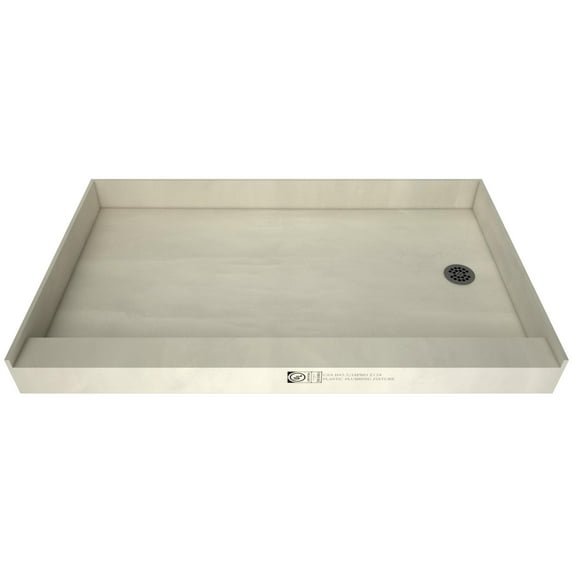 Tile Redi P4872rpvc Redi Base 72" X 48" Rectangular Shower Base - Nickel
