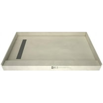 Tile Redi Rt3054lpvcs Redi Trench 54" X 30" Rectangular Shower Base - Nickel