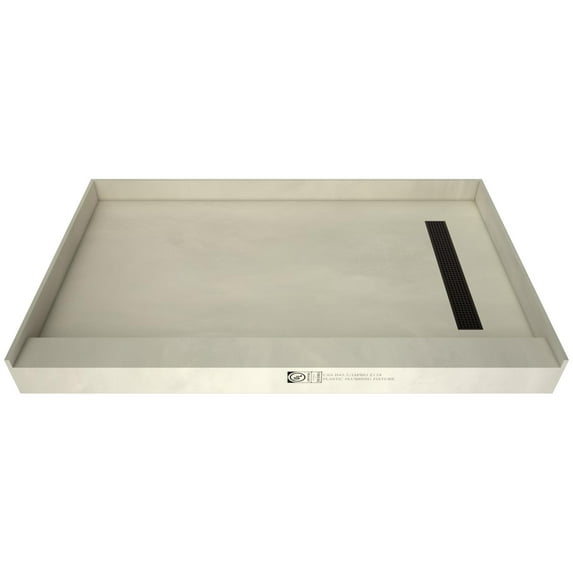 Tile Redi Rt3054rpvc Redi Trench 54" X 30" Rectangular Shower Base - Bronze