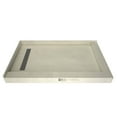 thumbnail image 1 of Tile Redi Rt3460ldr-Pvc3 Redi Trench 34" X 60" Rectangular Shower Base - Nickel, 1 of 6