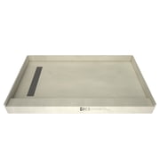 Tile Redi RT3660L-PVC-TBN Redi Trench 36 X 60 Rectangular Shower Base - Tileable