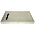 thumbnail image 1 of Tile Redi Rt3760lpvc Redi Trench 60" X 37" Rectangular Shower Base - Black, 1 of 7