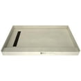 thumbnail image 1 of Tile Redi Rt3760lpvc Redi Trench 60" X 37" Rectangular Shower Base - Bronze, 1 of 7