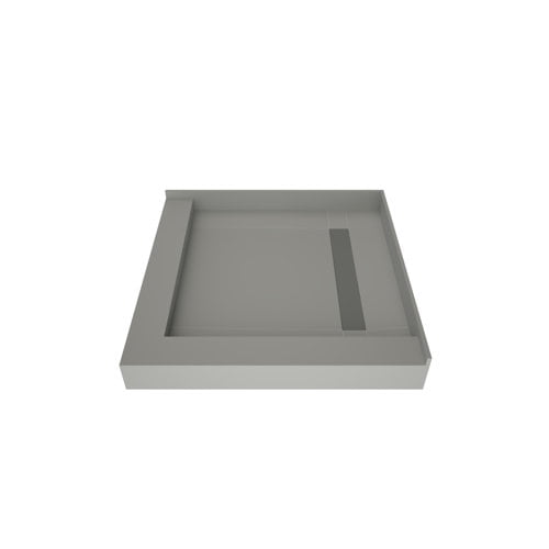 Tile Redi Rt4242rdl-Pvc3 Redi Trench 42" X 42" Square Shower Base - Nickel
